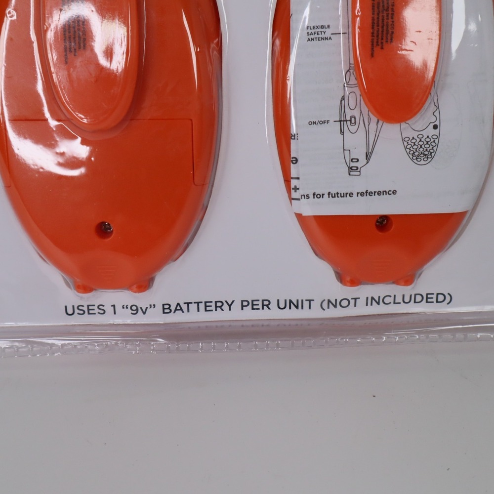 Black+Decker Kids Walkie Talkies 2 Pack 2-Way Radios 120ft Range Morse Code BD-2 - Picture 6 of 9
